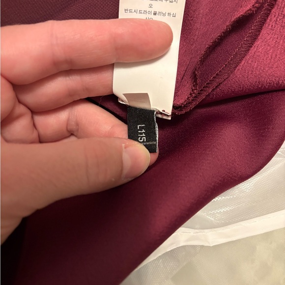 Kate Spade Burgundy Ruffle Dress - Picture 5 of 5